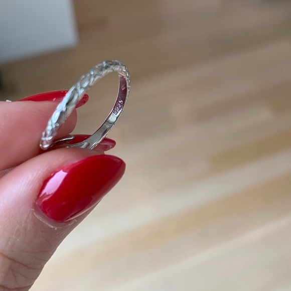 sterling silver onyx snake ring - Picture 4 of 5